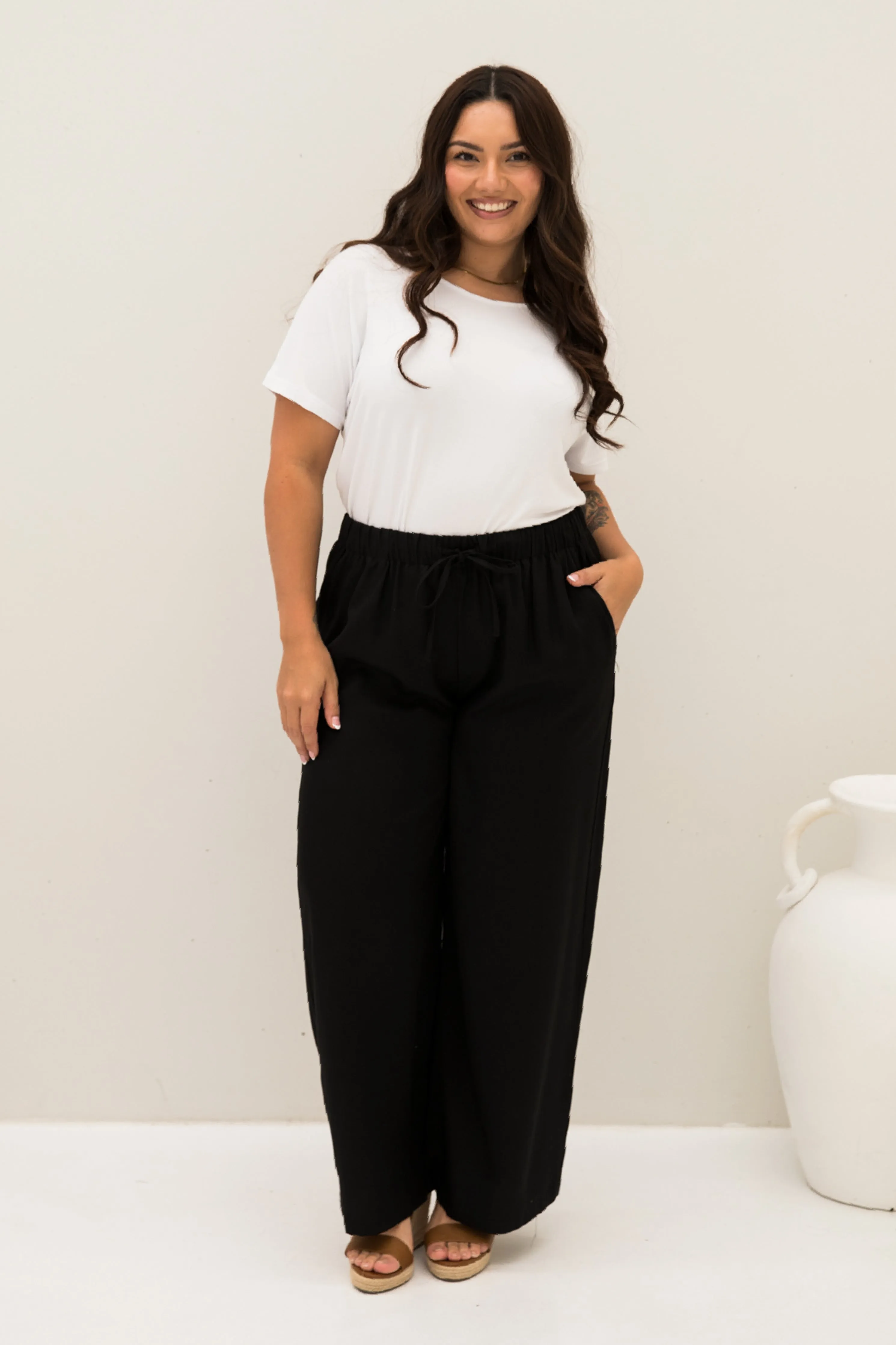 Samara Pant | Black Tencel | FINAL SALE