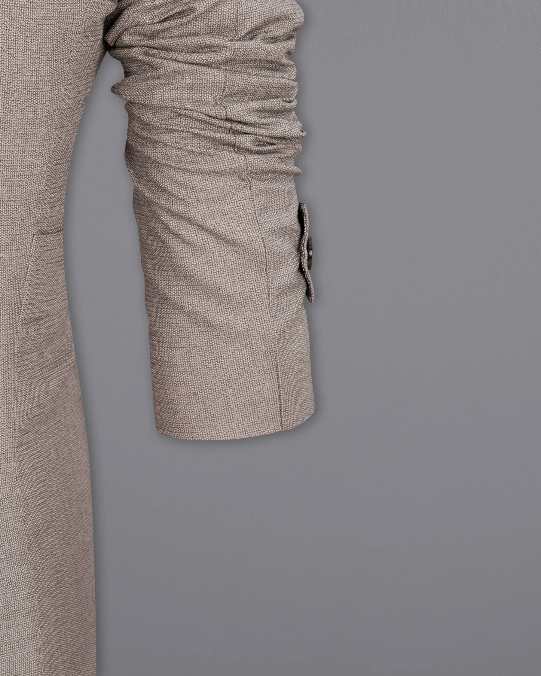 Sand Dune Double Breasted Belt Closure Designer Trench Coat