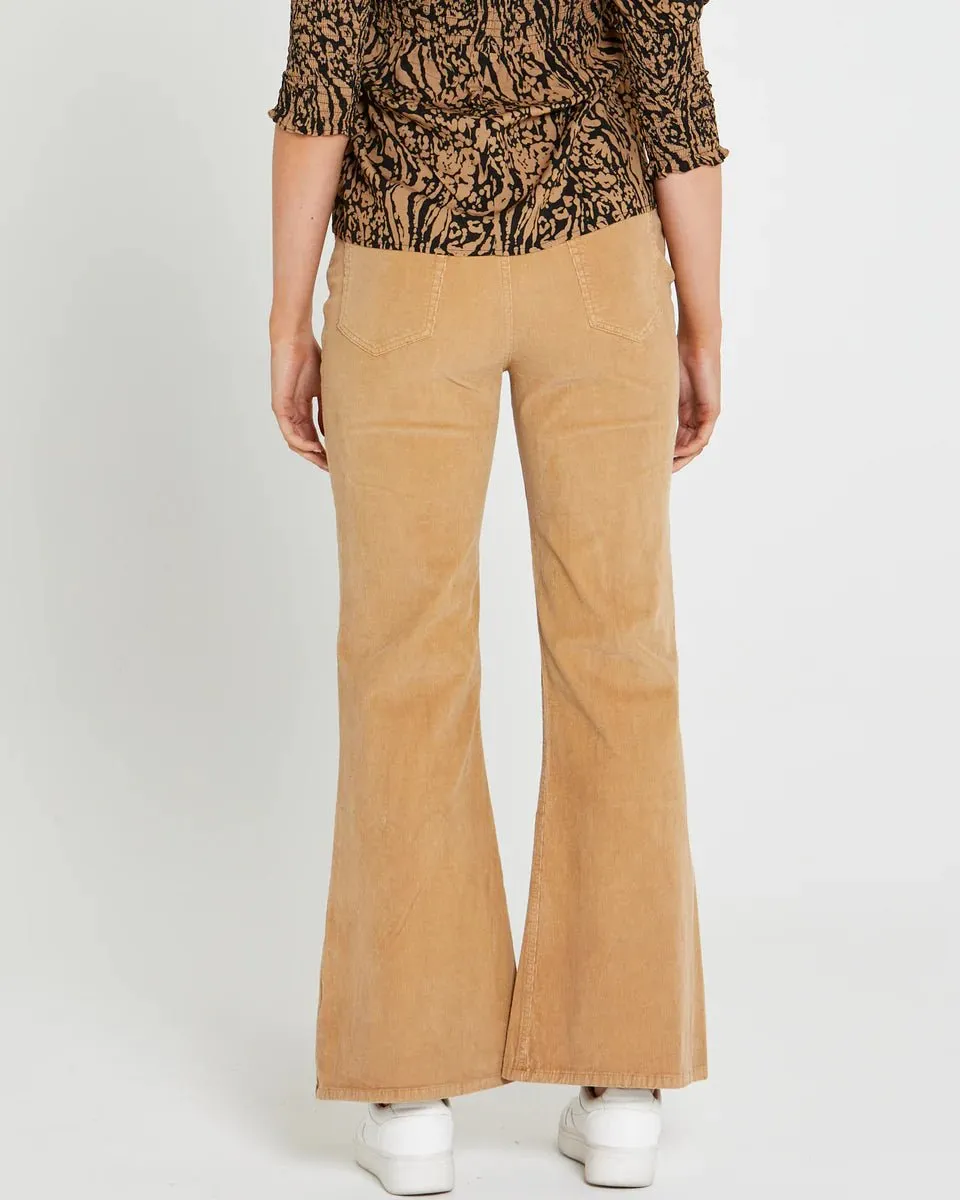 Sarah Cord High Waisted Pants