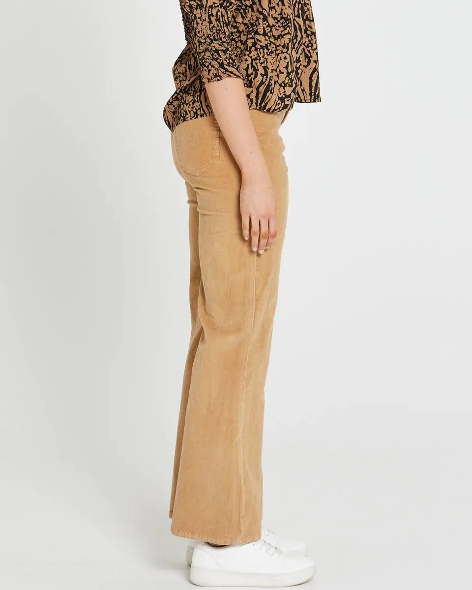 Sarah Cord High Waisted Pants