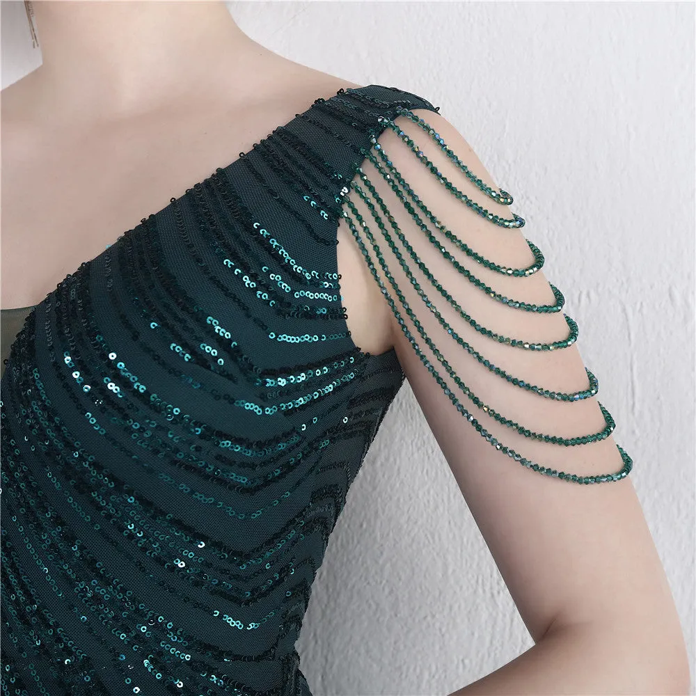 Sequined Mermaid Long Dress Party Evening Dress