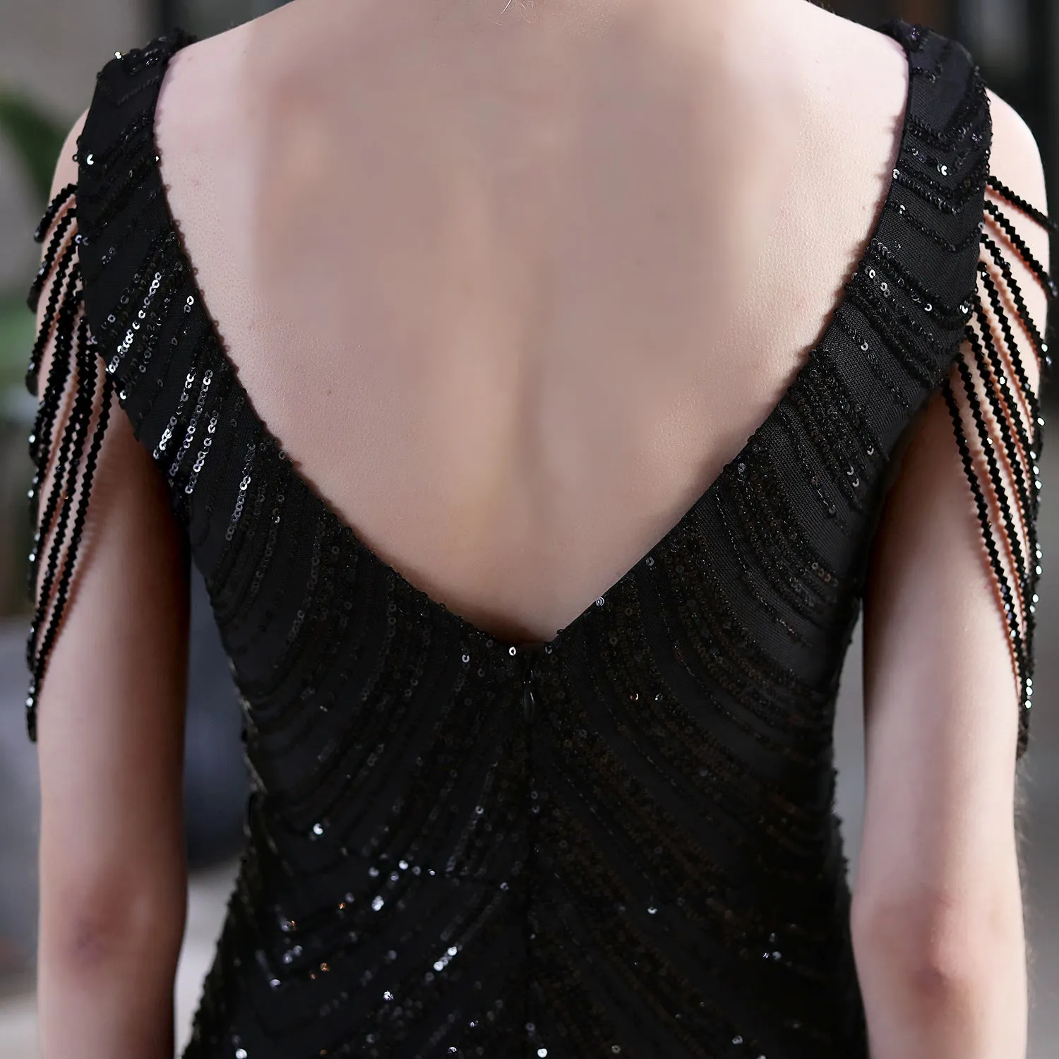 Sequined Mermaid Long Dress Party Evening Dress