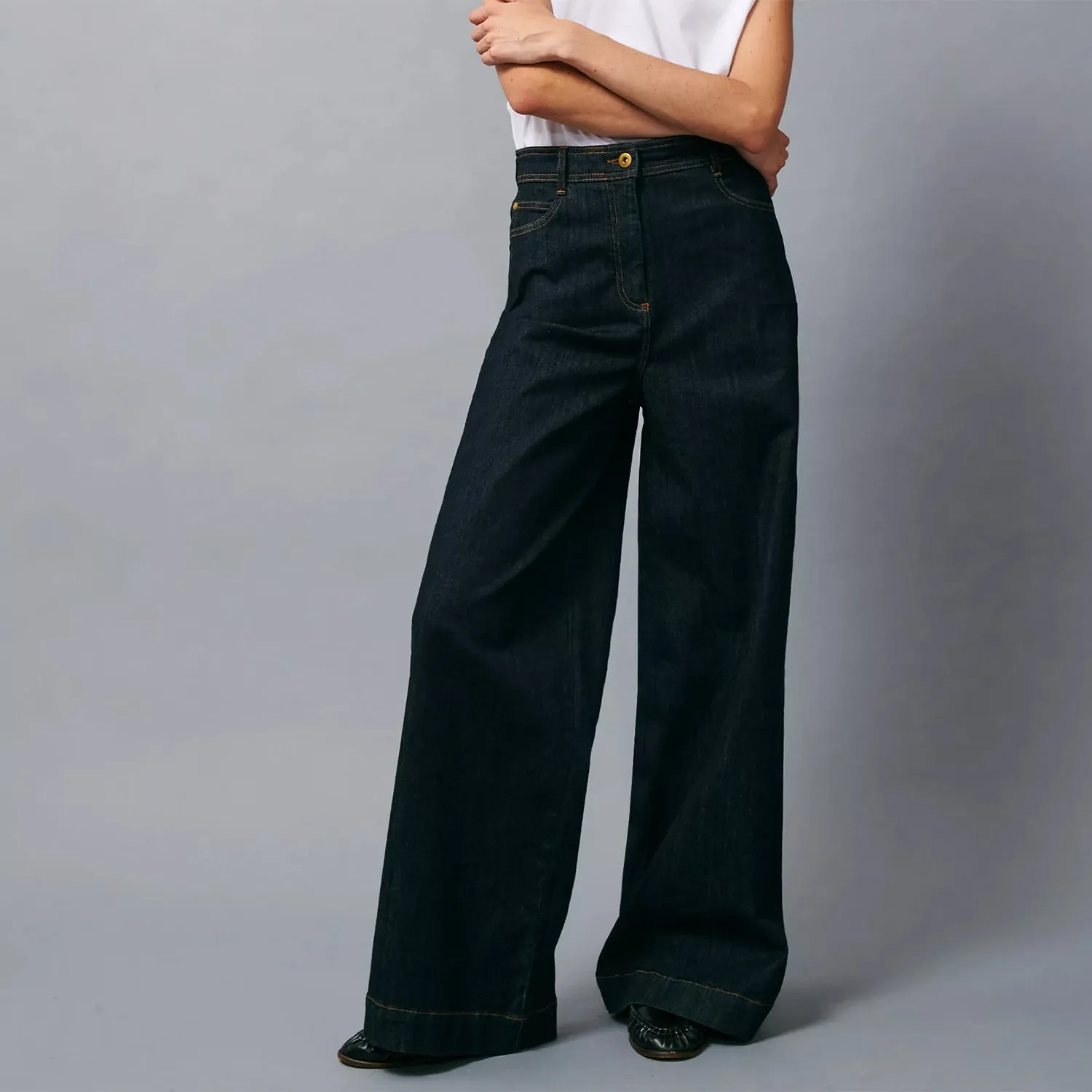 Sessun Captain Denim Jean Rinsed