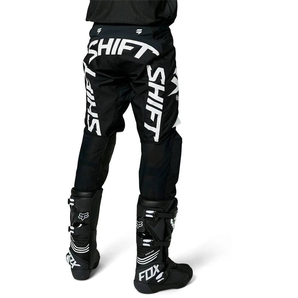 SHIFT WHITE LABEL ROKR PANTS [BLACK/WHITE]