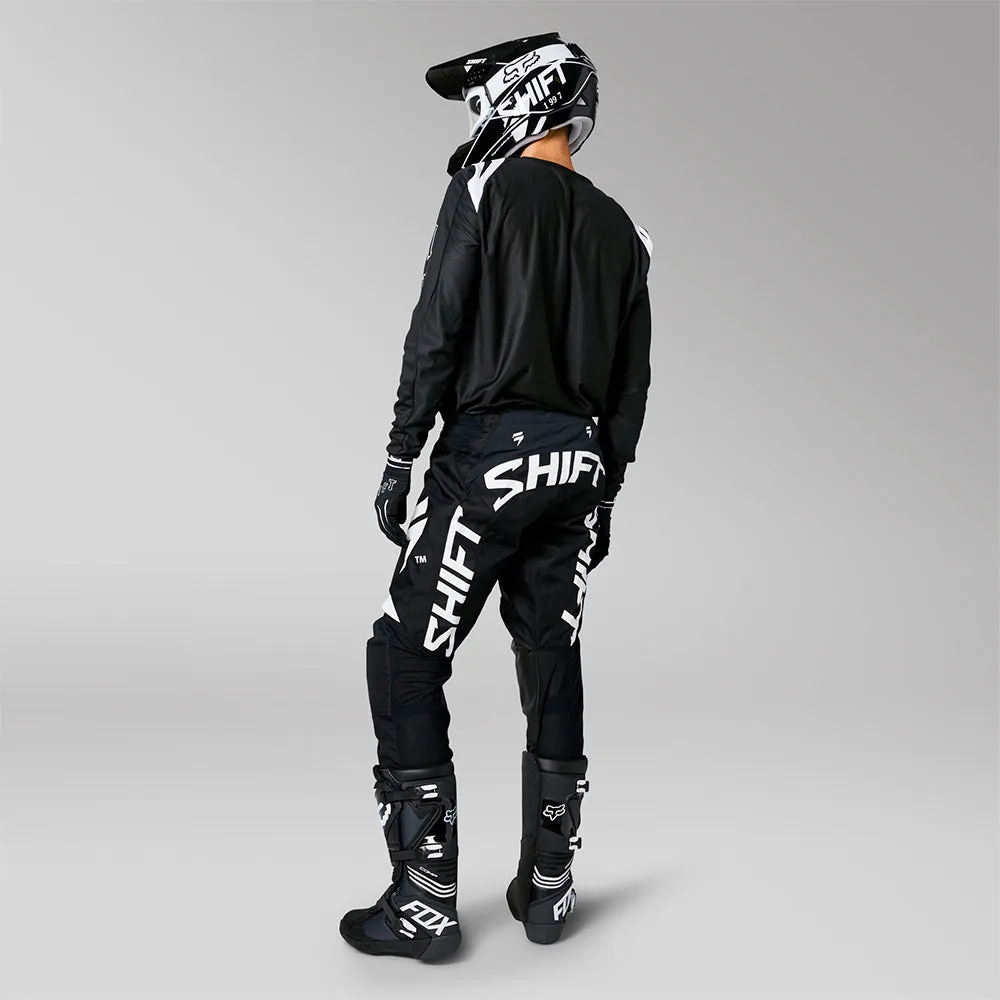 SHIFT WHITE LABEL ROKR PANTS [BLACK/WHITE]