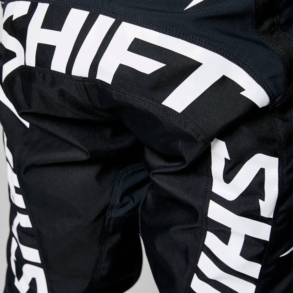 SHIFT WHITE LABEL ROKR PANTS [BLACK/WHITE]