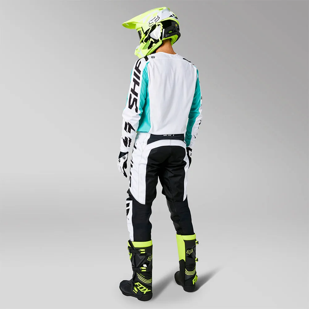 SHIFT WHITE LABEL TRAC PANTS [WHITE/BLACK]