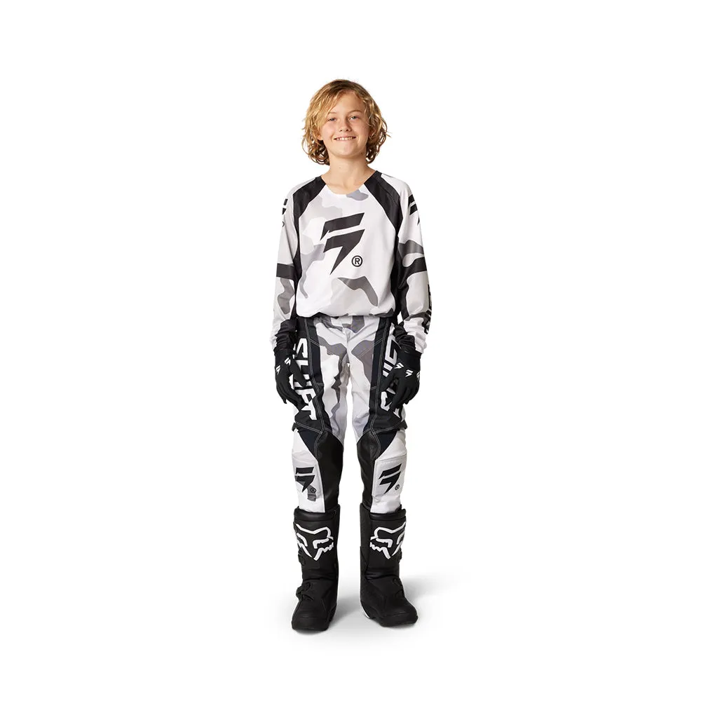 SHIFT YOUTH WHITE LABEL PANTS POSN CAMO [WHITE CAMO]