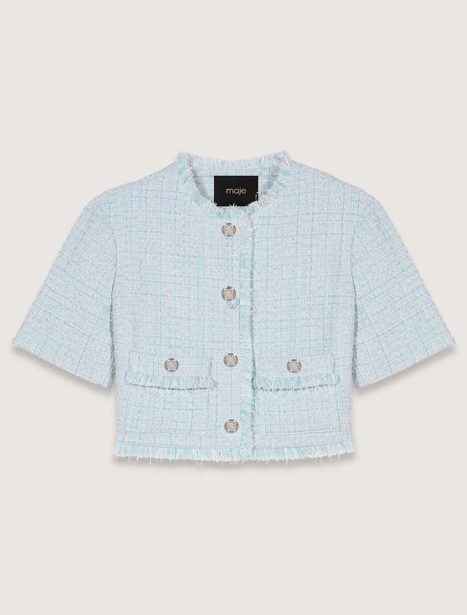 Short tweed jacket