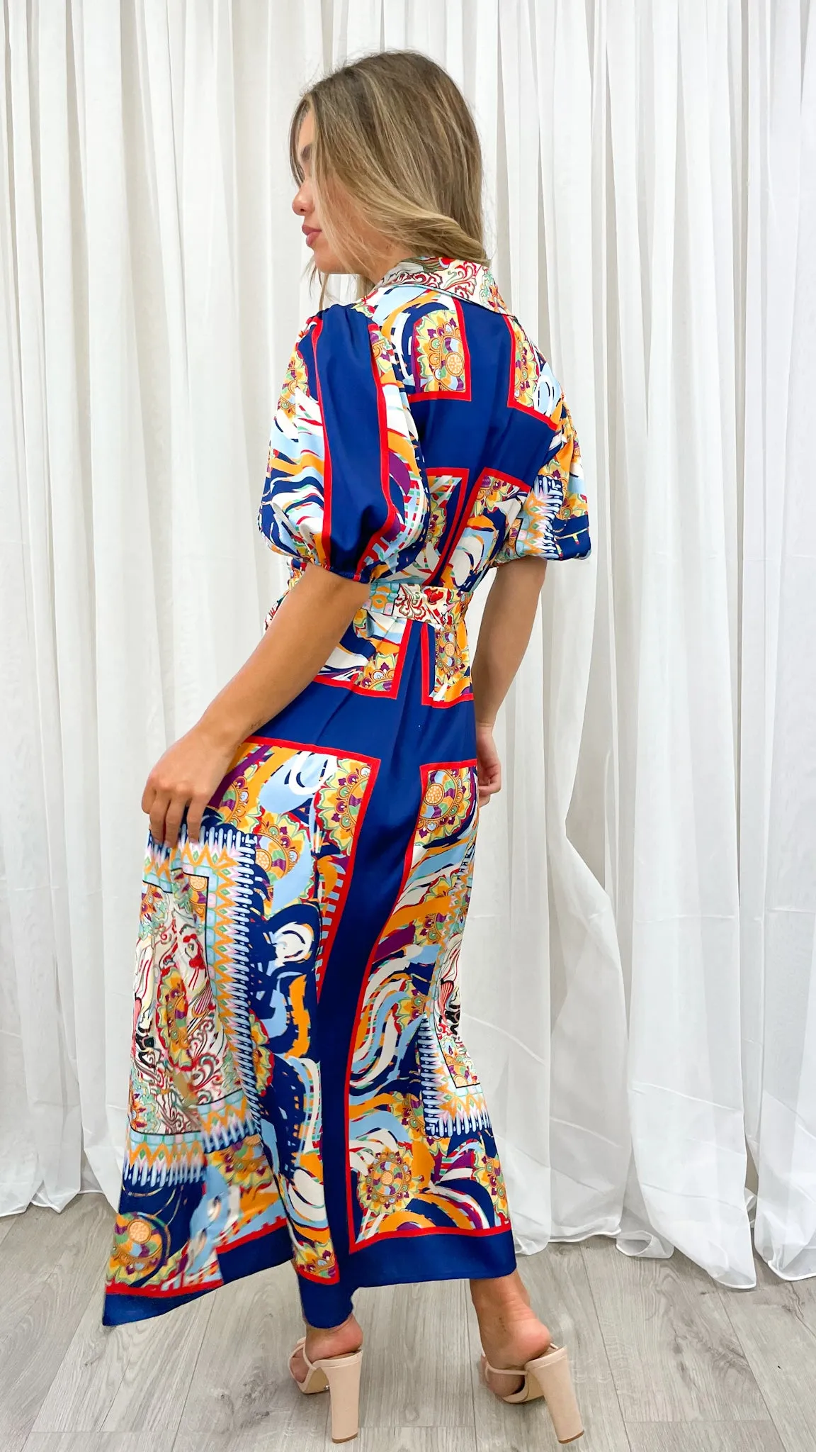 SICILY DRESS - NAVY