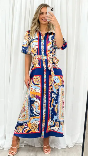 SICILY DRESS - NAVY