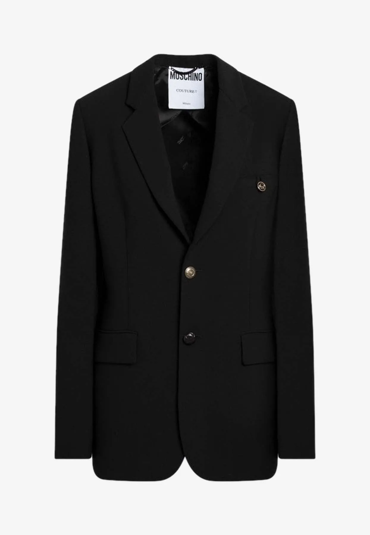 Single-Breasted Buttoned Jacket