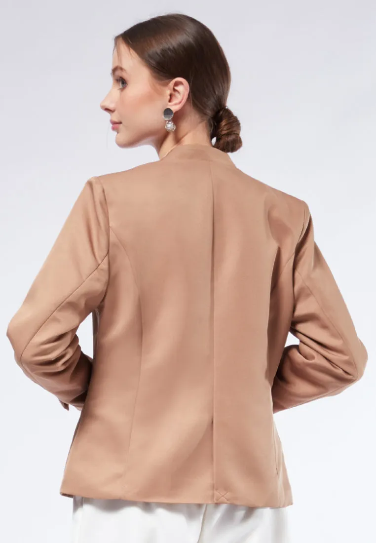 Single Breasted Fitted Blazer