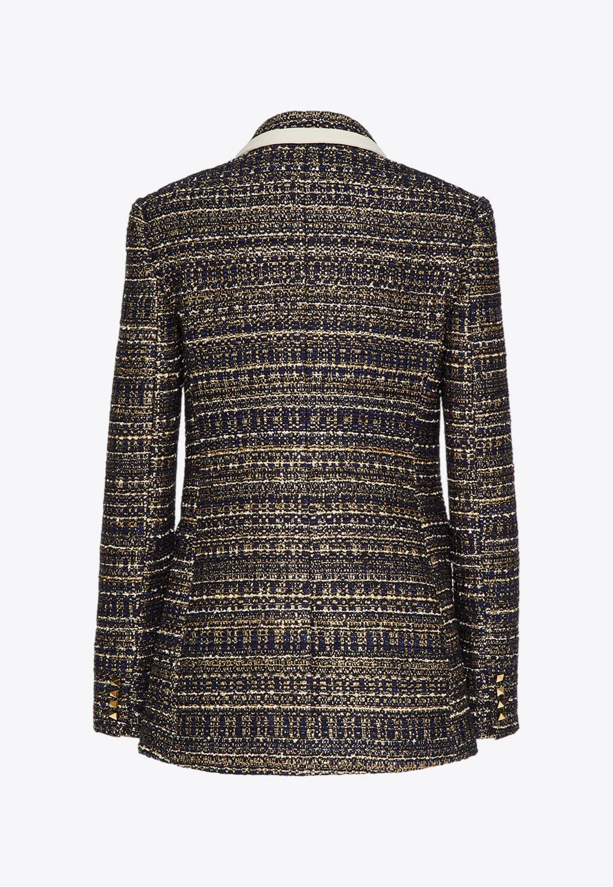 Single-Breasted Tweed Blazer