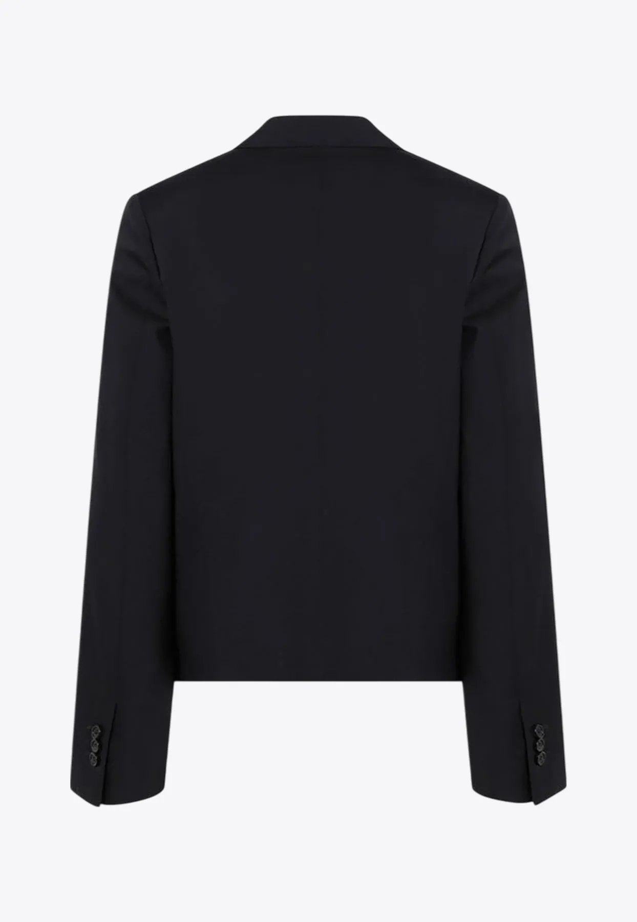 Single-Breasted Wool Blazer