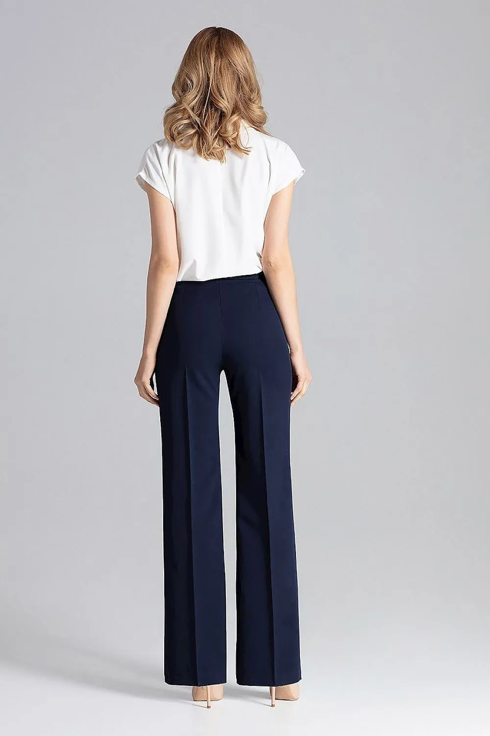 Sophisticated Simplicity: Wide-Leg Trousers
