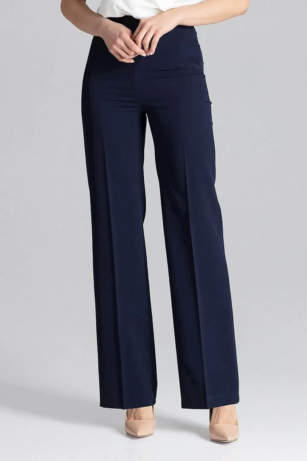 Sophisticated Simplicity: Wide-Leg Trousers