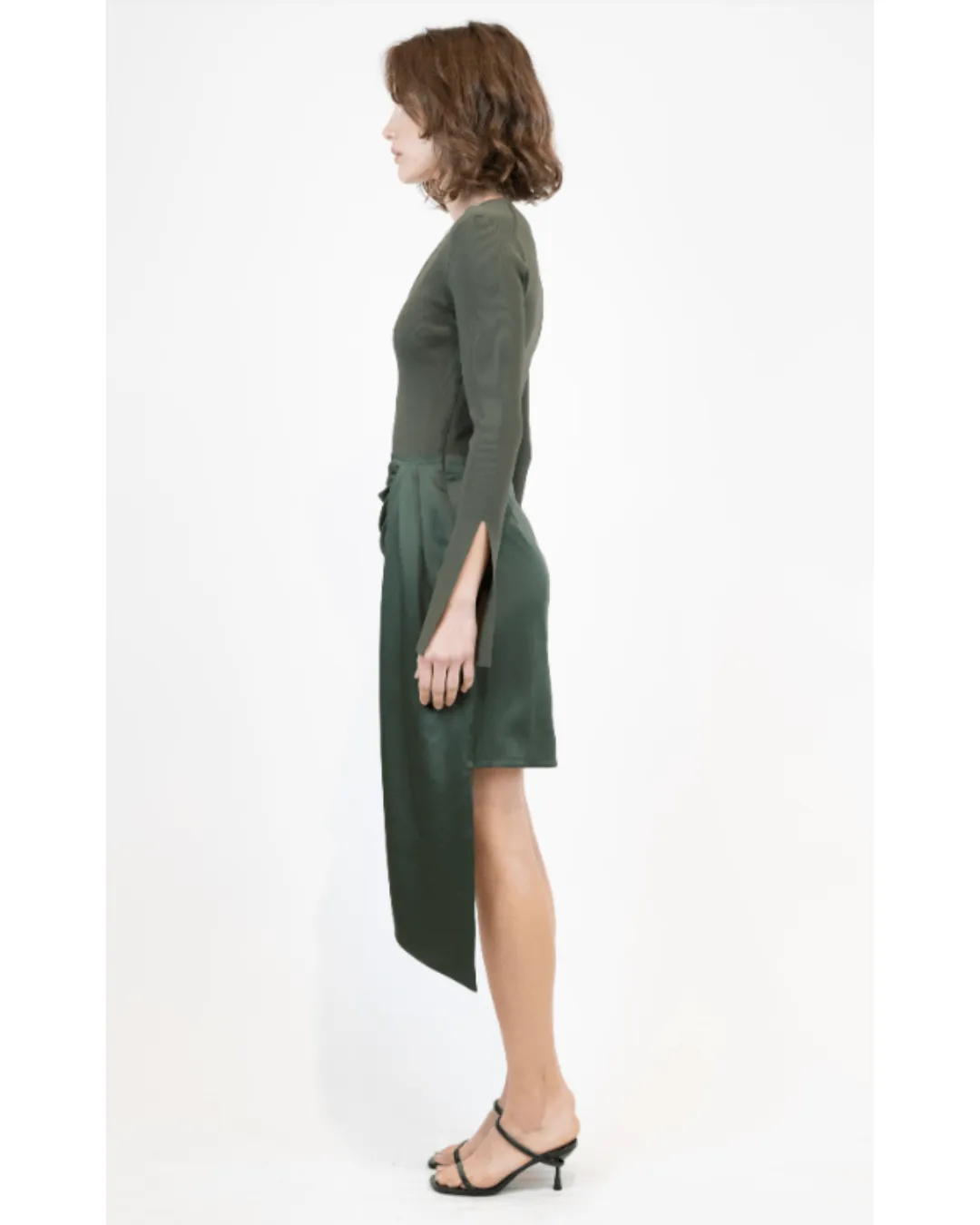 SPRINGER L/S WRAPPED DRESS