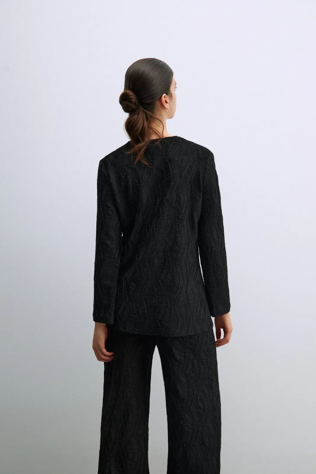 Structured blazer - Black