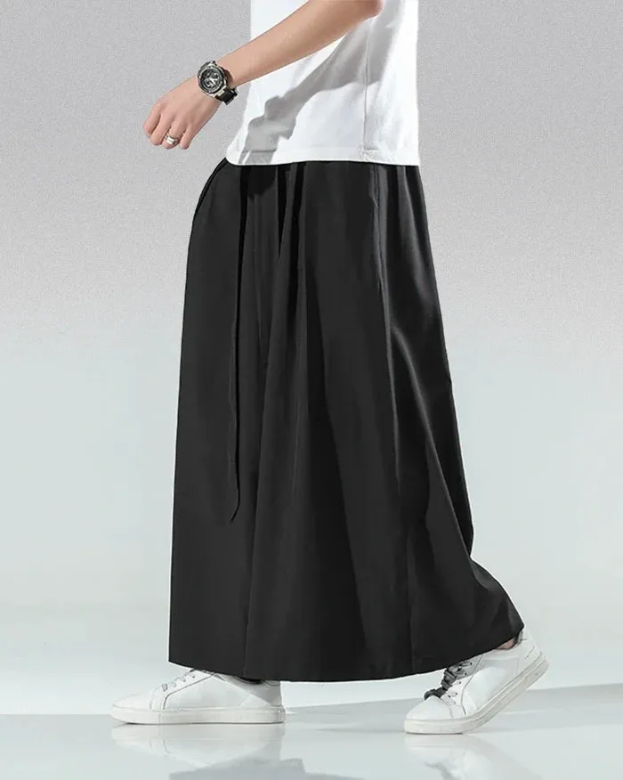 Stylish Men's Japanese Wide-Leg Pants