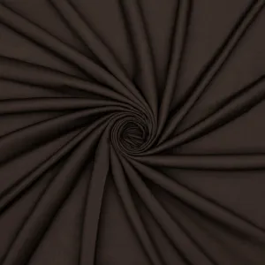 Suiting Woven-Self Edge 150cm Chocolate