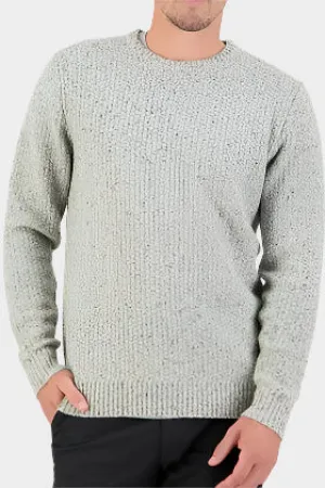 Swanndri Men's Sentry Hill Knit Crew - Light Grey