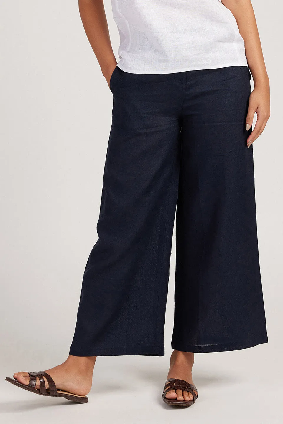 The Linen Wide Leg Pants