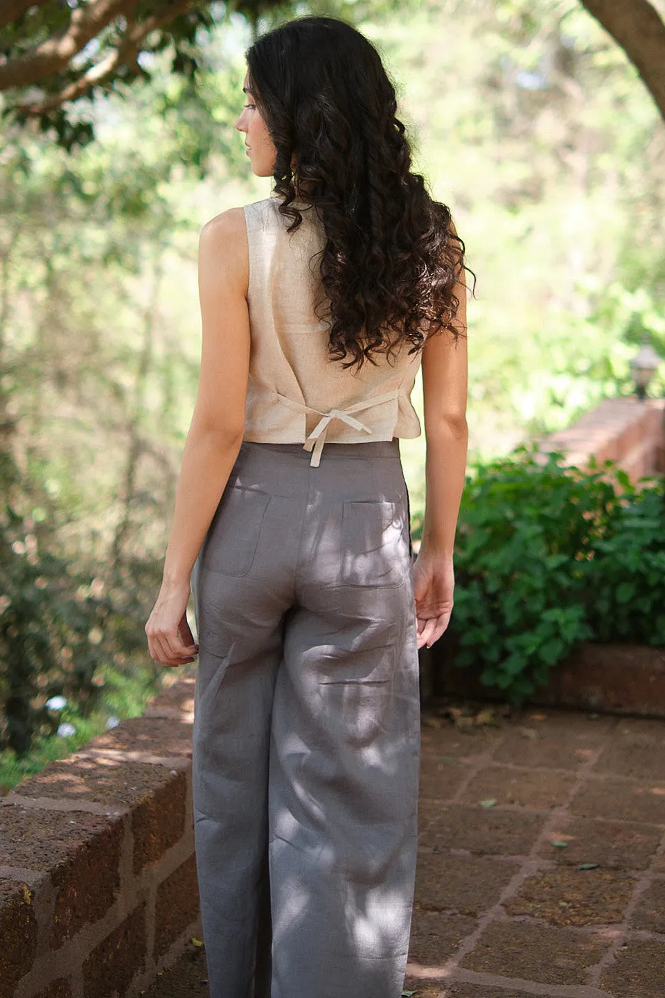 The Linen Wide Leg Pants