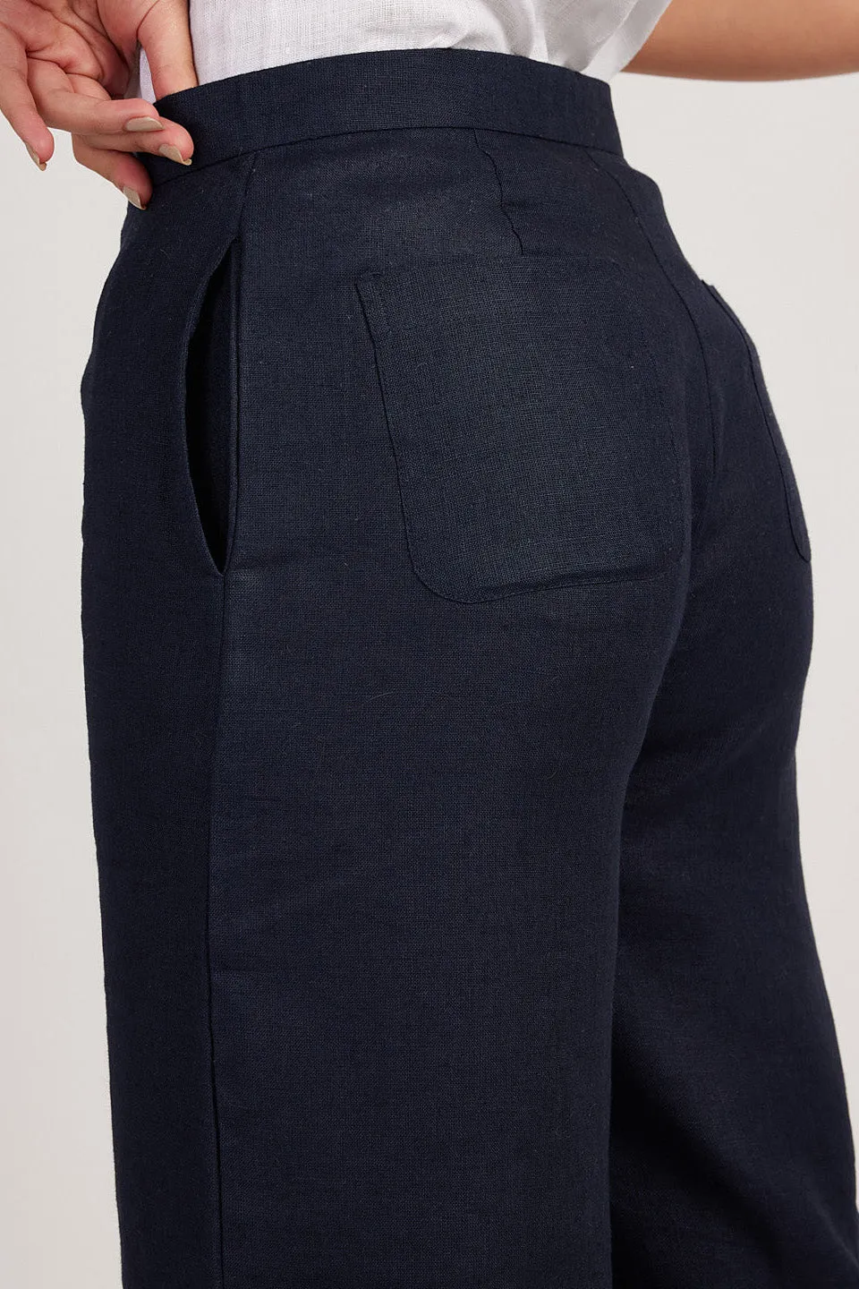 The Linen Wide Leg Pants