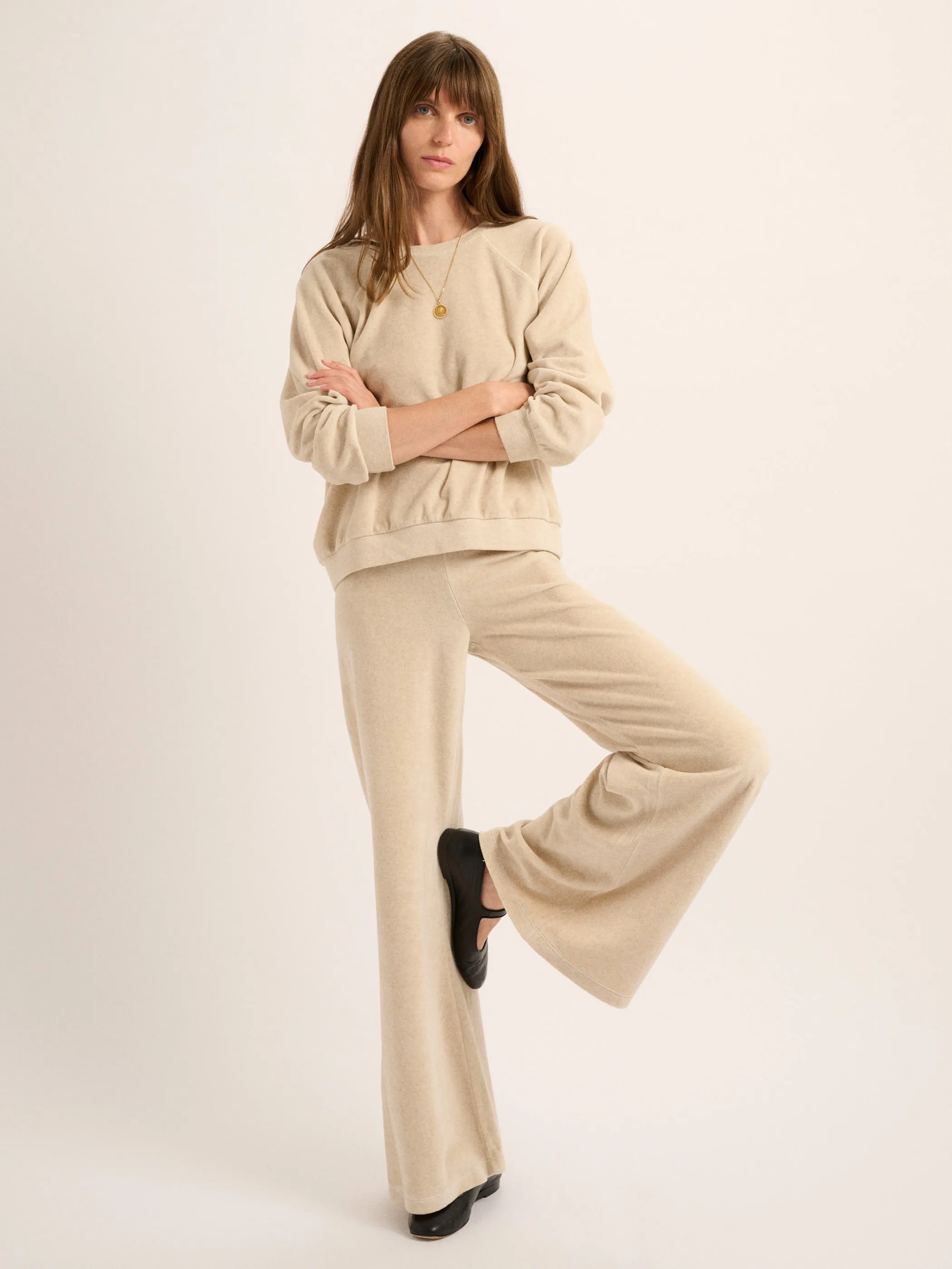 The Zephyra Flare Pants in Velour