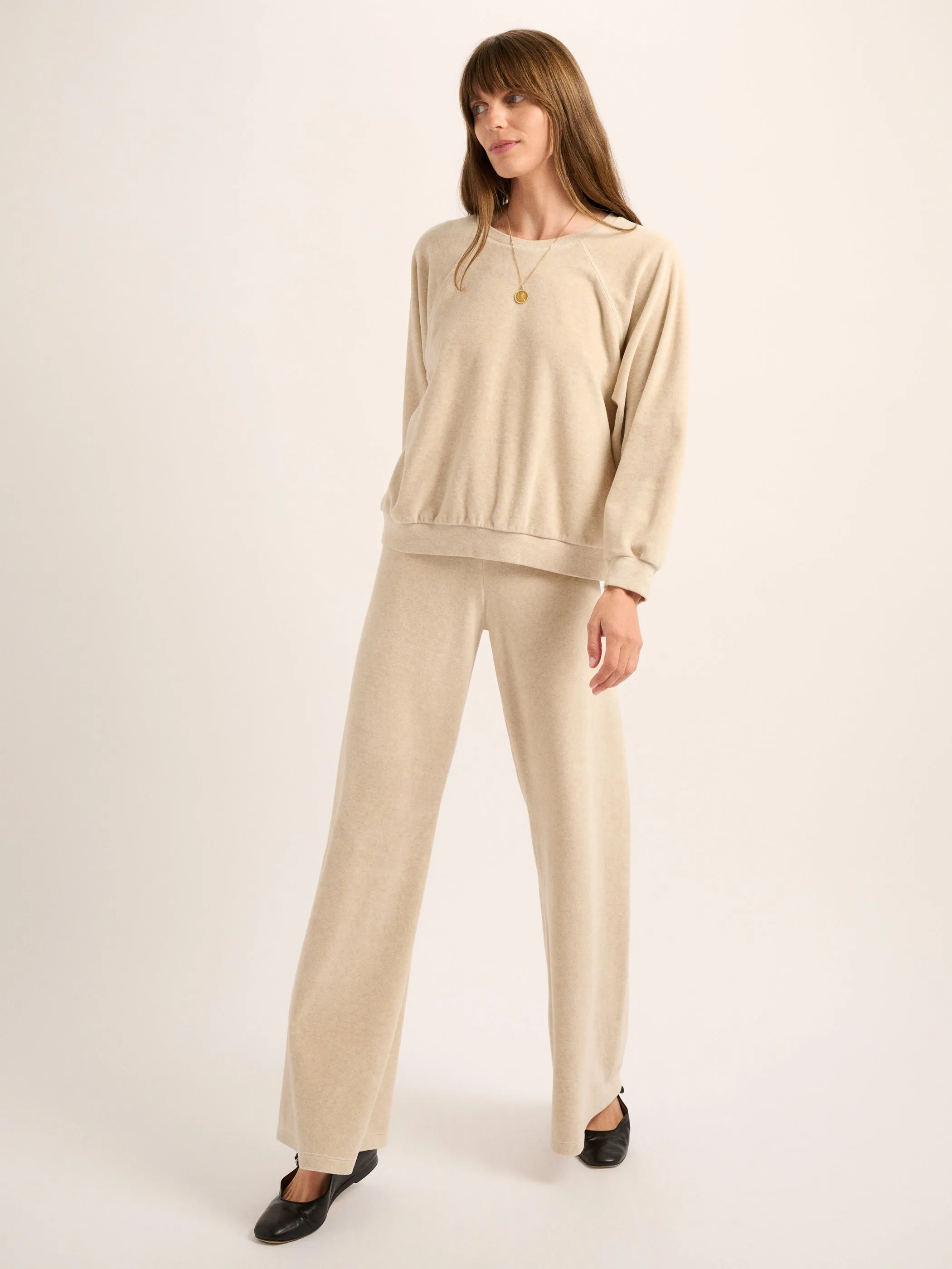 The Zephyra Flare Pants in Velour