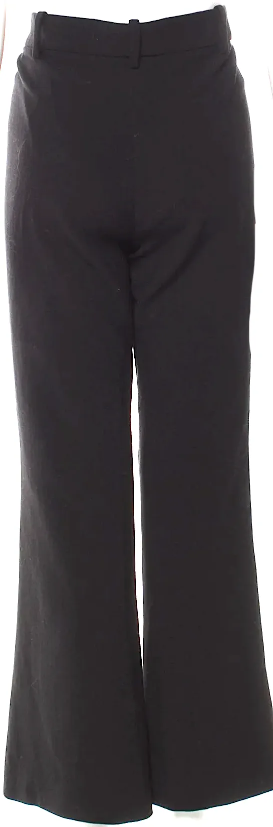 TOM FORD NY. Vintage Black Wool/Elastane Blend Wide Leg Pants