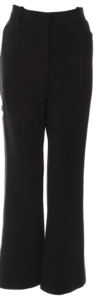 TOM FORD NY. Vintage Black Wool/Elastane Blend Wide Leg Pants