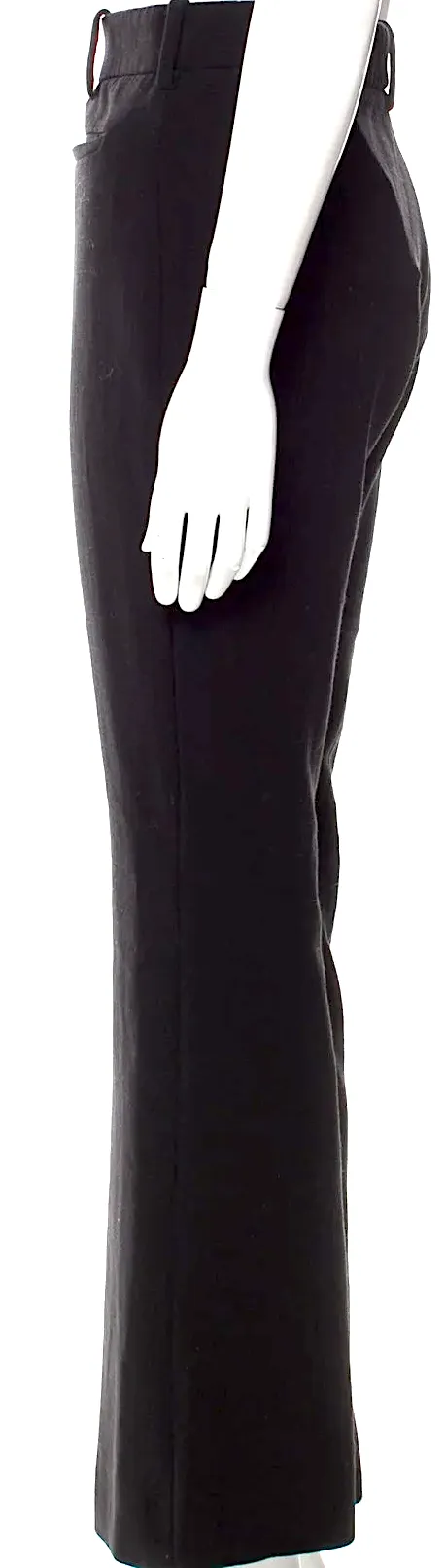 TOM FORD NY. Vintage Black Wool/Elastane Blend Wide Leg Pants