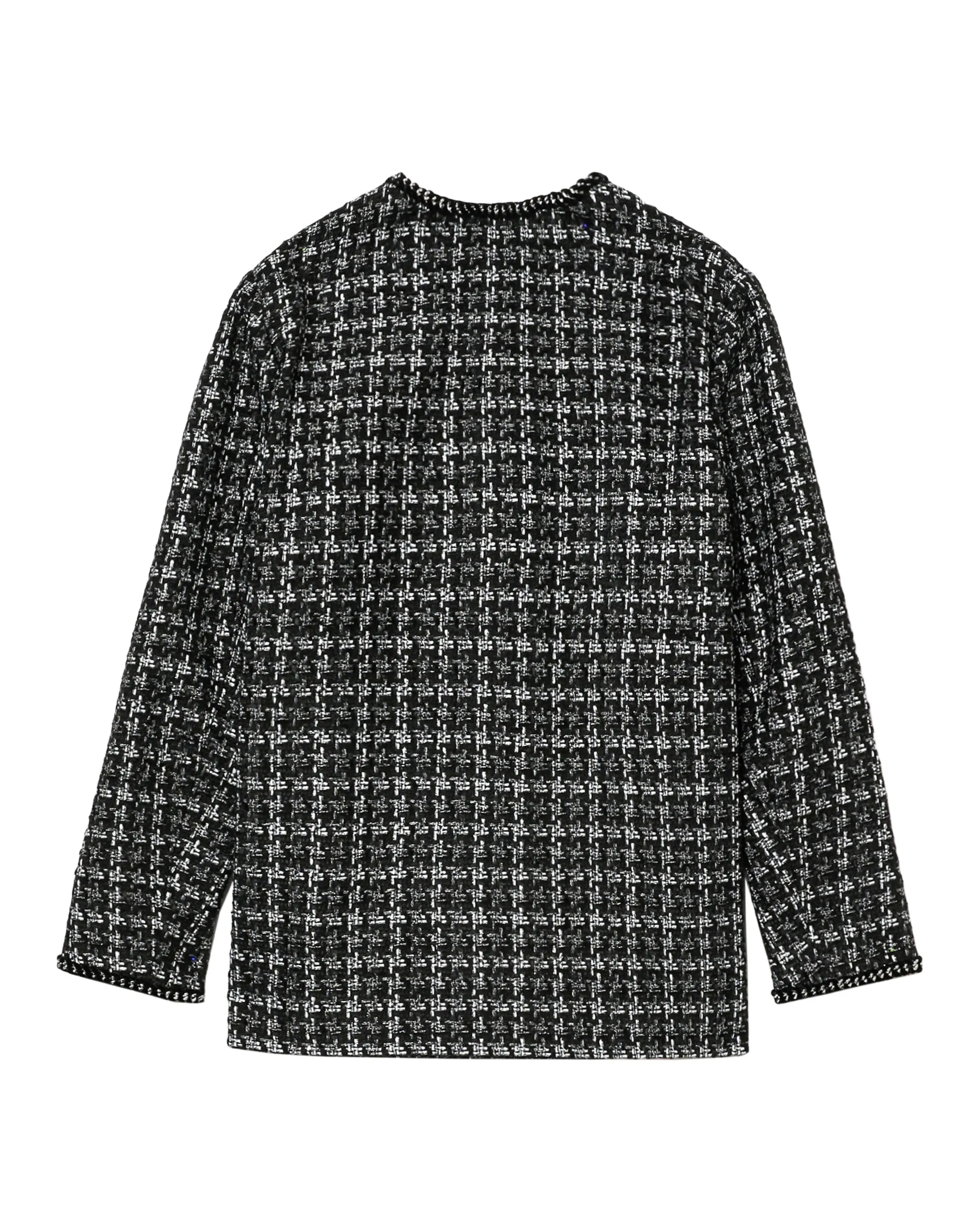 Tweed button down jacket