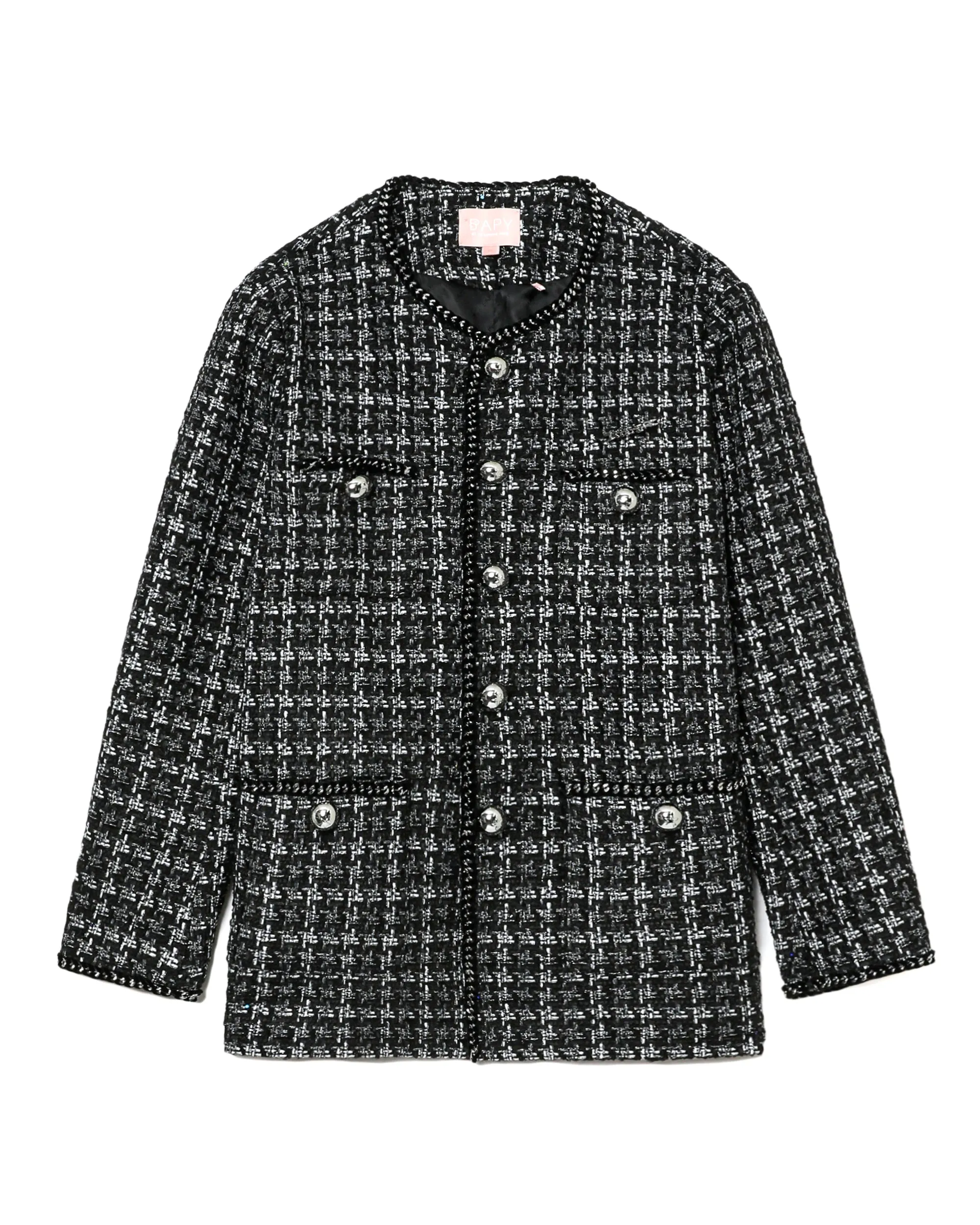 Tweed button down jacket