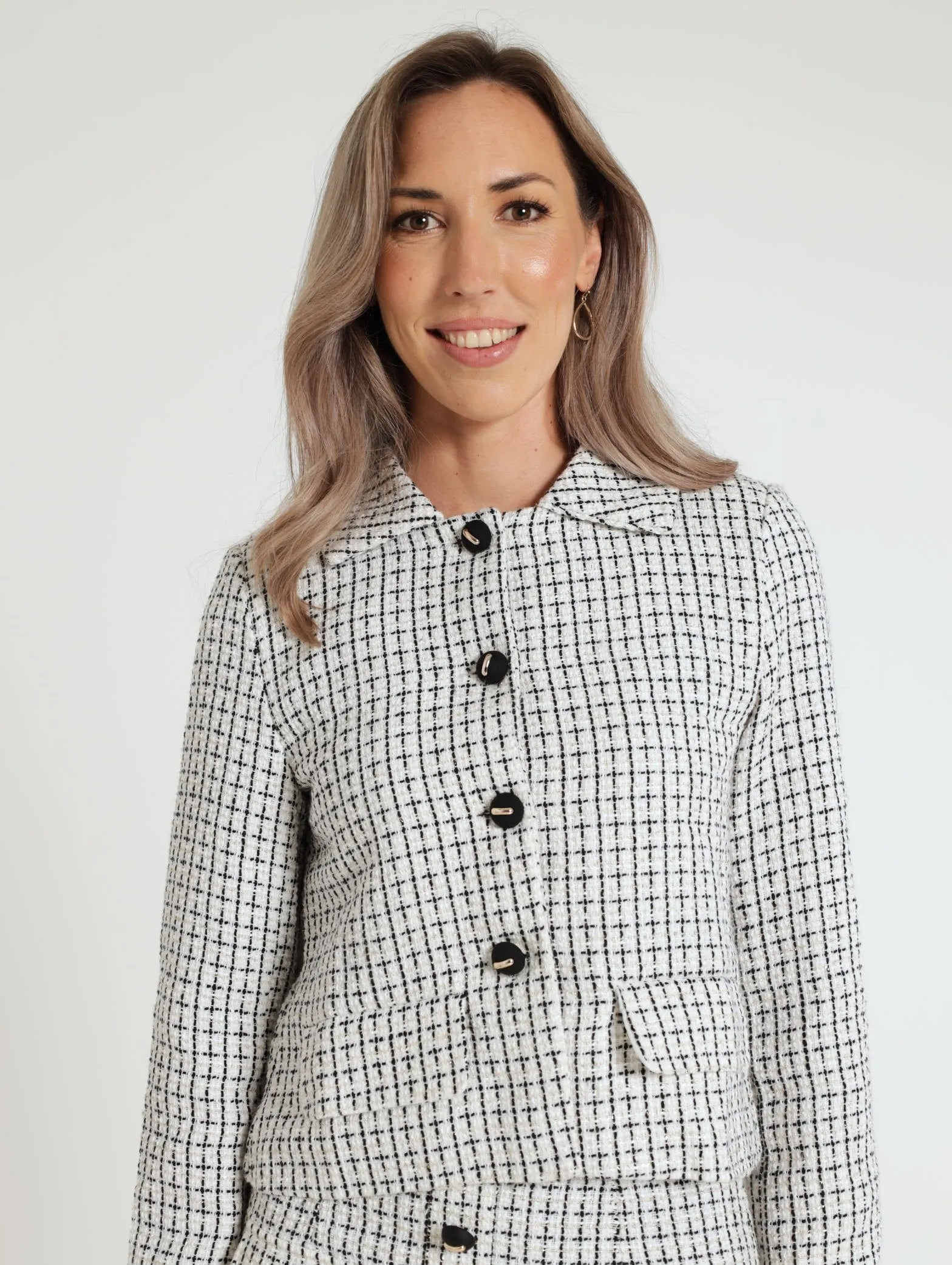 Tweed Jacket - Cream