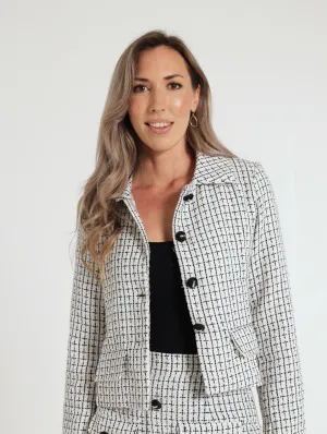 Tweed Jacket - Cream