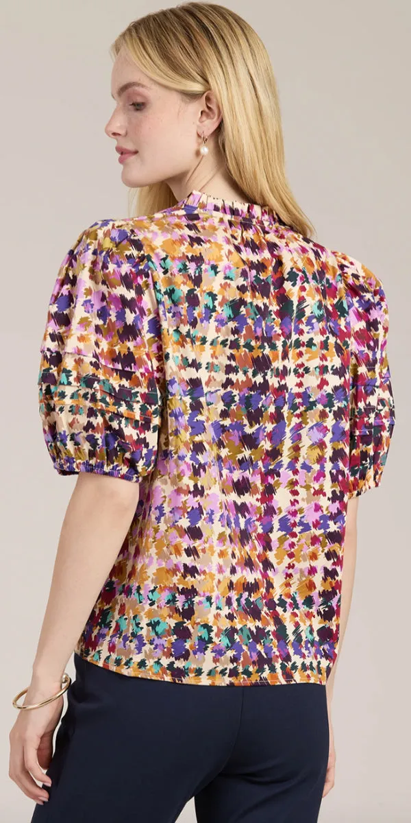 Tyler Boe Jenna Confetti Plaid Top