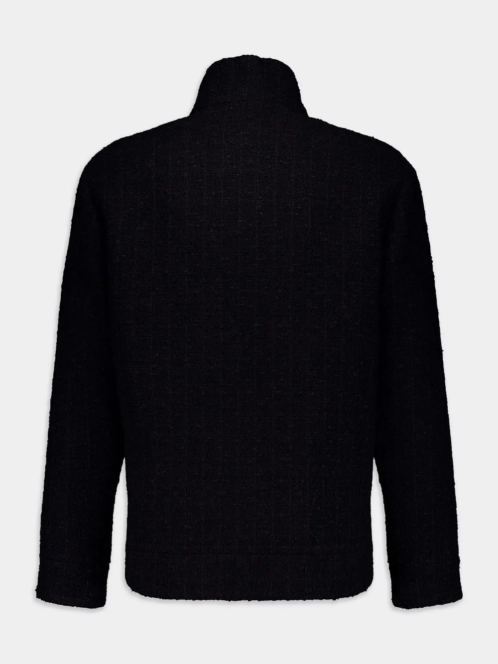 Vlogo Signature Patch Tweed Jacket