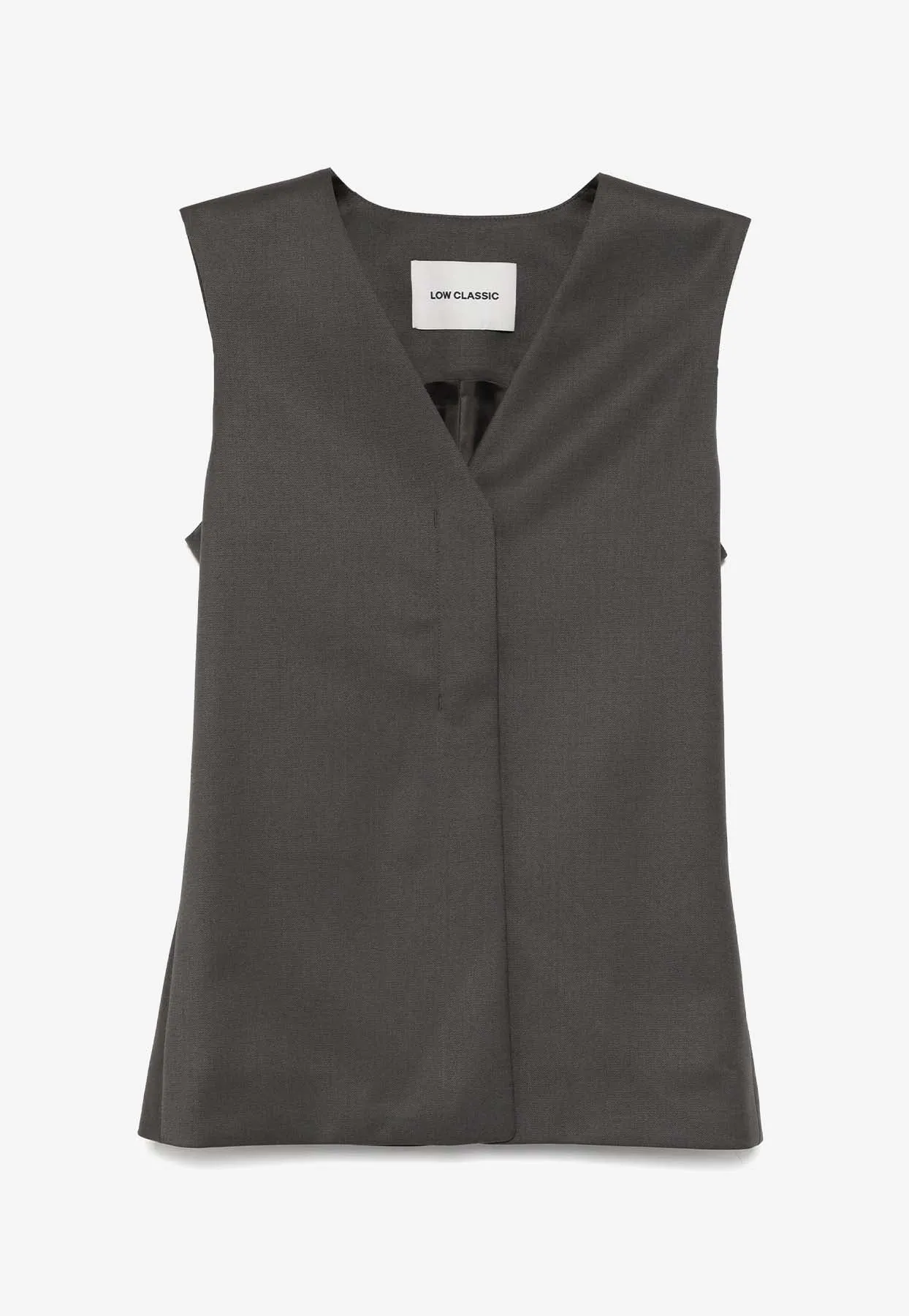 Waist Point Wool Vest