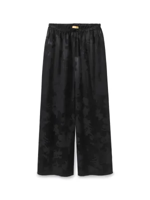Wide-leg Jacquard Pants