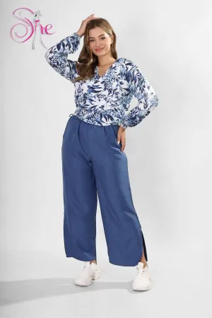 Wide-Leg Linen Pants