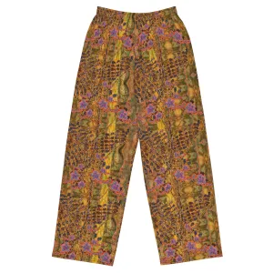 Wide-Leg Pants (Unisex)(WindSong Flower) RJSTH@Fabric#6 RJSTHS2022 RJS