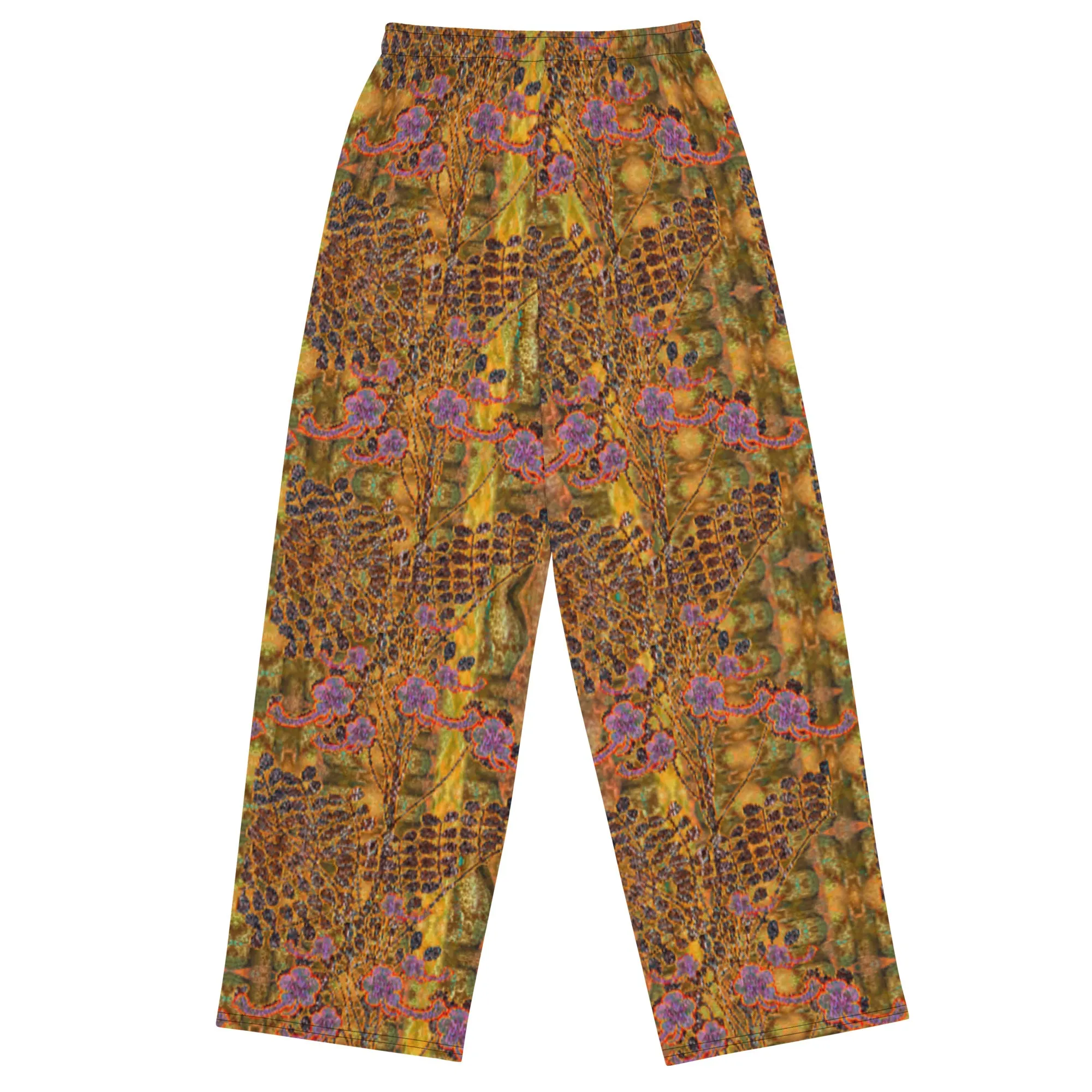 Wide-Leg Pants (Unisex)(WindSong Flower) RJSTH@Fabric#6 RJSTHS2022 RJS