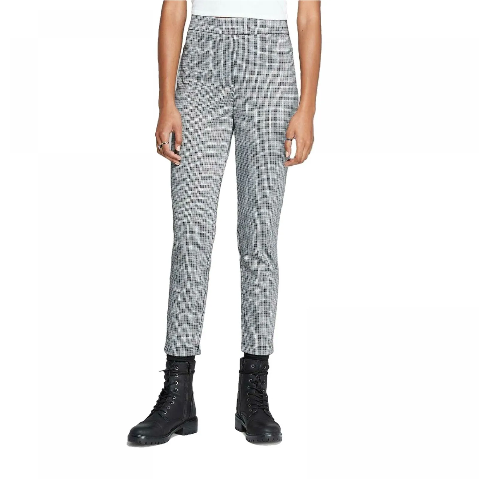 Wild Fable Women's Plaid High Rise Knit Skinny Pants