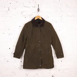 Women's Barbour Newmarket Wax Jacket - Green - Women's M