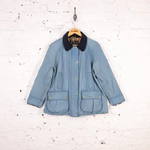 Women's Barbour SMU Beadnell Wax Jacket - Blue - Women's XL