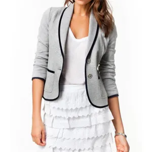 Women's Coats Coats Fashion Long-Sleeve OL Jackets For Girls Coat Slim Solid Cloth Women's Plus Size Jacket Women Autumn