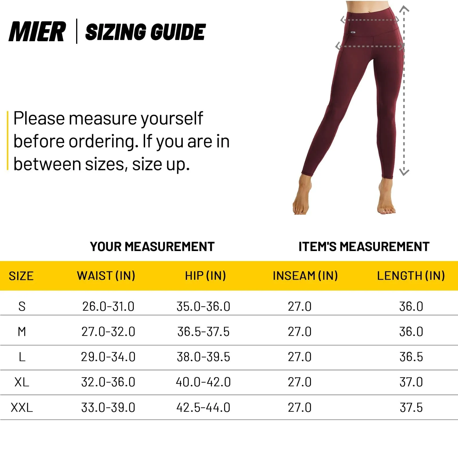 Women's High Waisted Yoga Leggings Workout Pants
